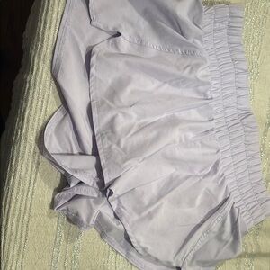 Zella Purple Athletic Shorts with Elastic Waistband